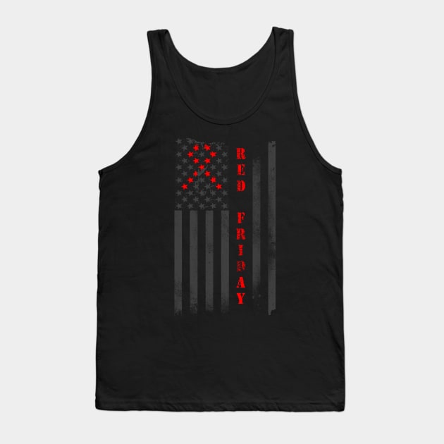 Red Friday Tank Top by Etopix